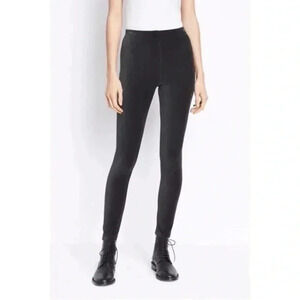 VINCE Black Stretch Corduroy Leggings Size Medium